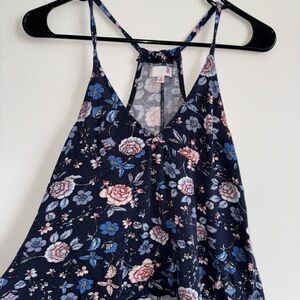 Floral Spaghetti Strap Top